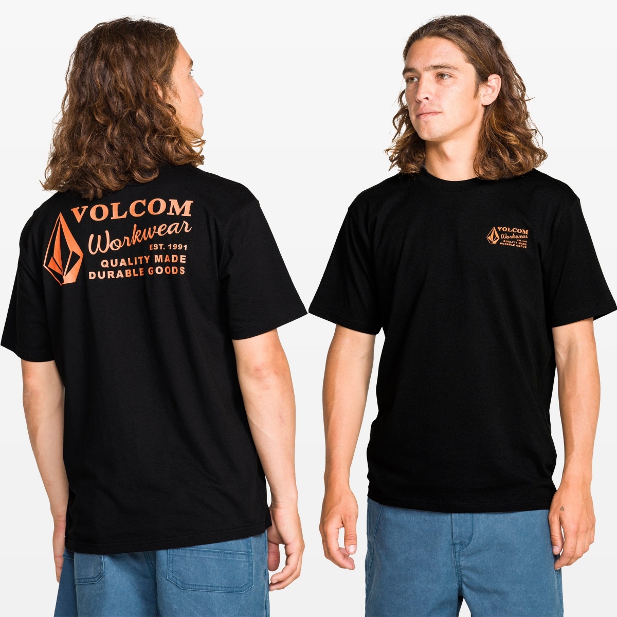 Streetwear Brand Clothing - Футболка Workwear Volcom Outdoor Extreme Sports,