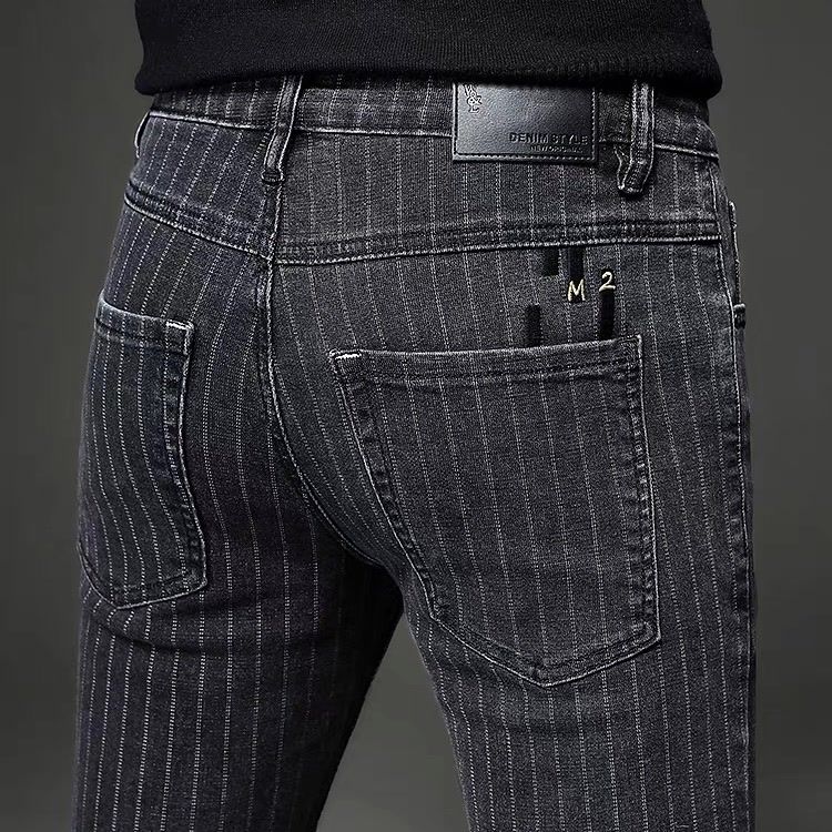 Полосатые джинсы 2025 года, му – обзор и цена Streetwear Brand Denim