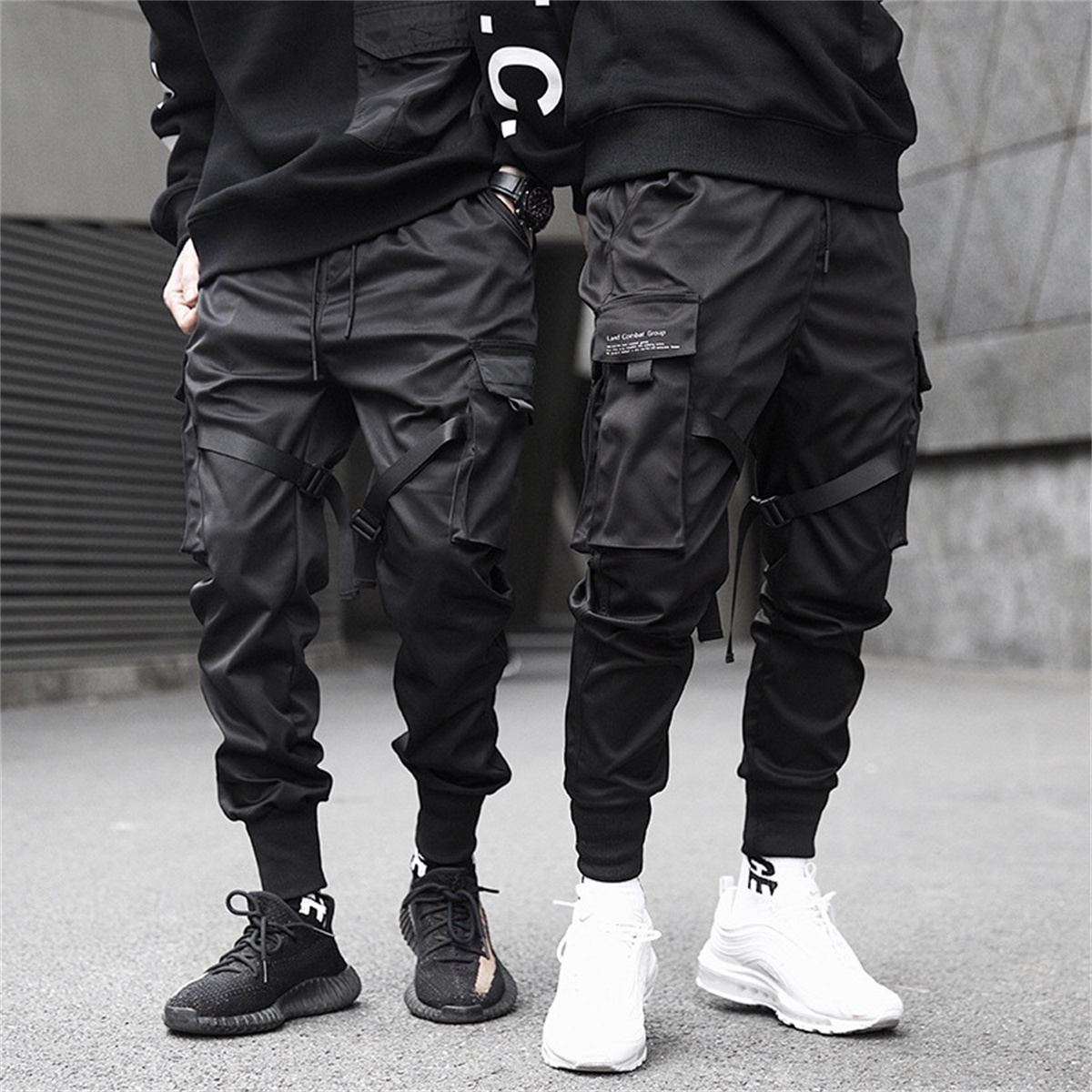 Черные брюки-карго в стиле хип – обзор и цена Streetwear Brand Clothing